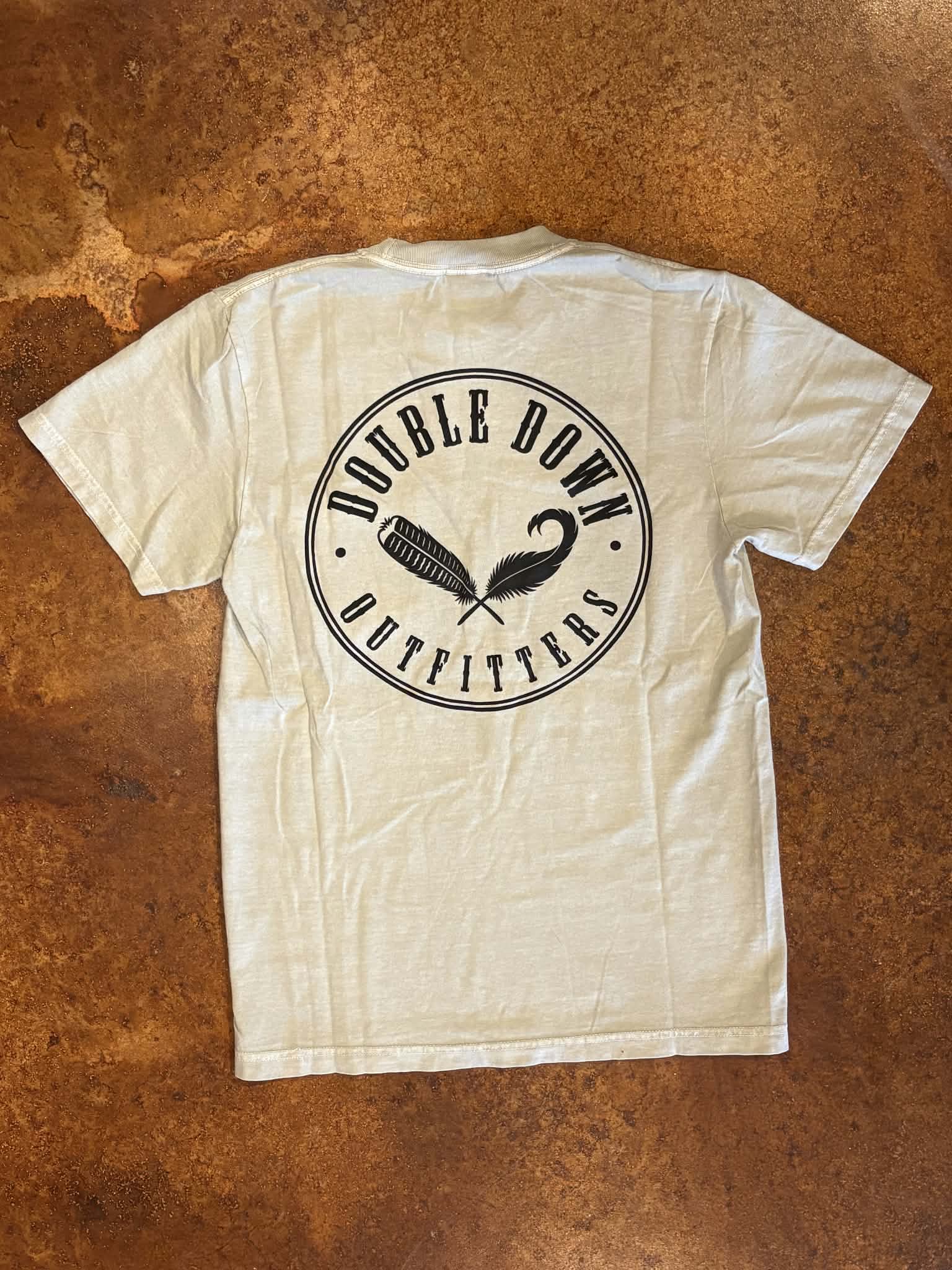 Double Down Heritage Pocket Tee - Sandstone