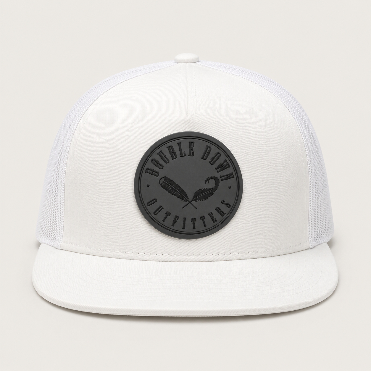 Double Down Whiteout Trucker Hat