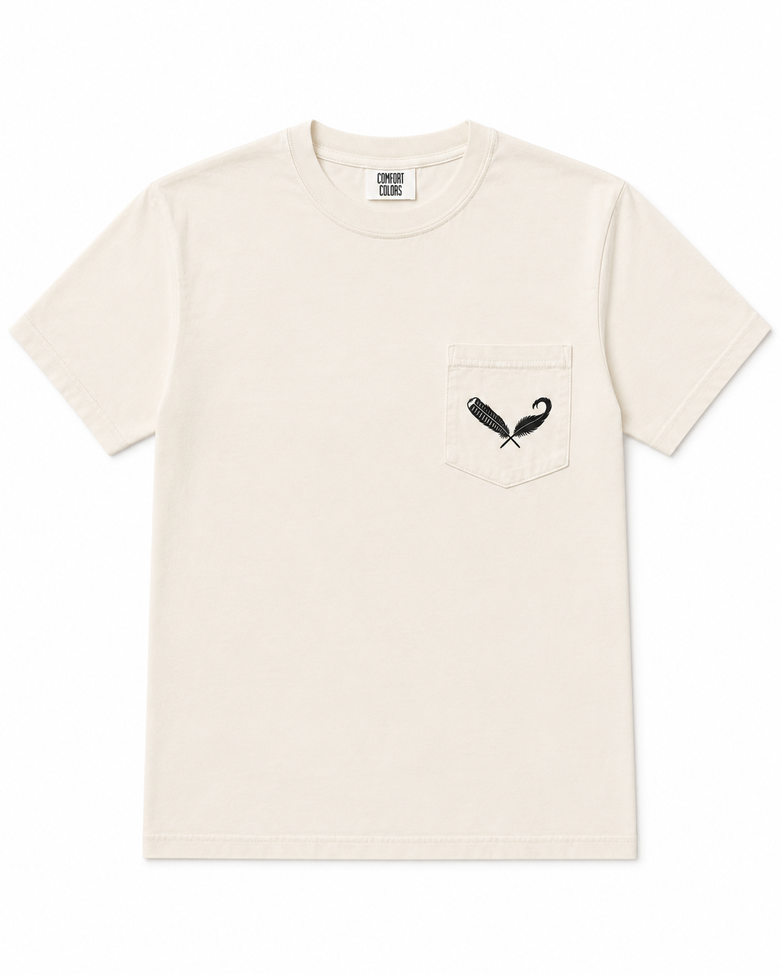 Double Down Heritage Pocket Tee - Ivory